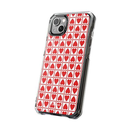 Hearts In Squares iPhone Case - Impact