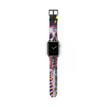 Neon Skeleton Laughter - Watch Band