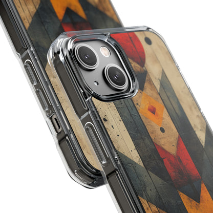 Geometric Fire Rise iPhone 14 - Impact Clear+