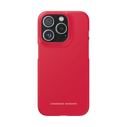 Crimson iPhone 15 - Slim Phone Case