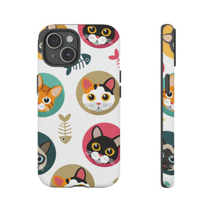 Cats Fishbone - Protective Phone Case