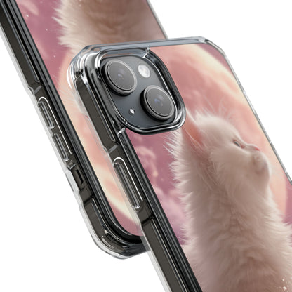 Lunar Cat Soars iPhone Case - Impact