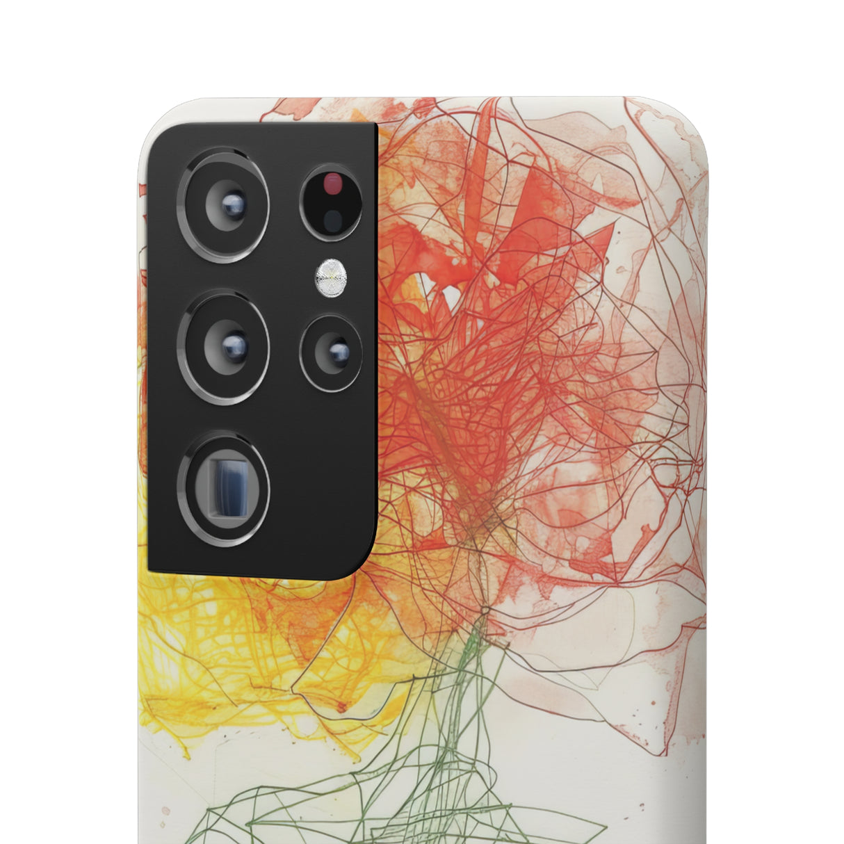 Fiery Blossom | Slim Phone Case for Samsung