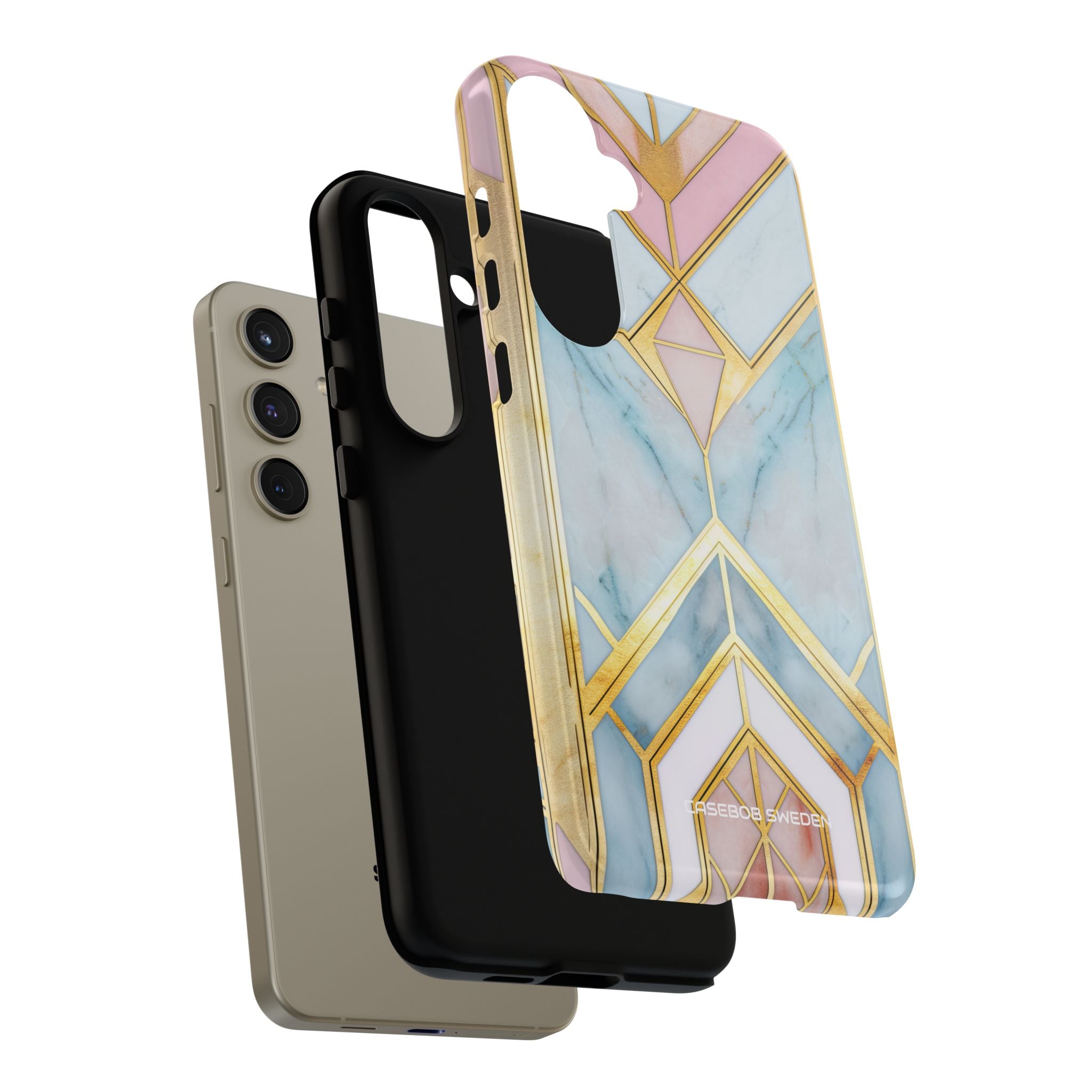 Gold Pink Art Deco - Tough Samsung S24 Phone Case