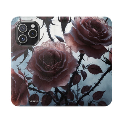 Lace Rose Moonlight - iPhone 15 Pro Case - Wallet