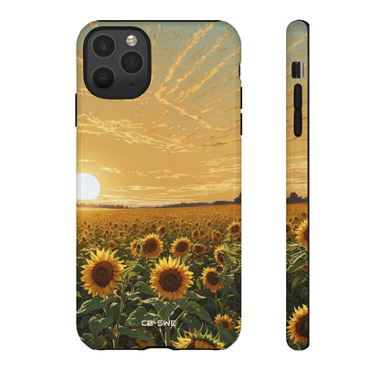 Sunflowers Embrace Light - iPhone Case
