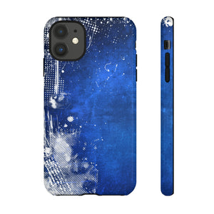 Grunge Blue - Protective Phone Case