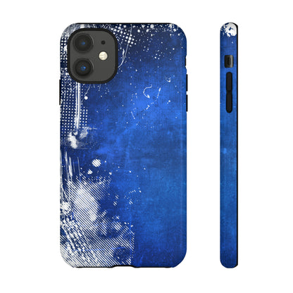 Grunge Blue - Protective Phone Case