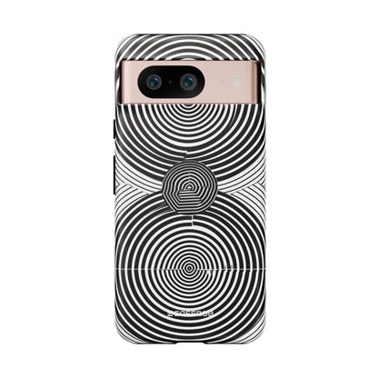 Dynamische Tiefe: Schwarz-Weiß-Op-Art – für Google Pixel 8