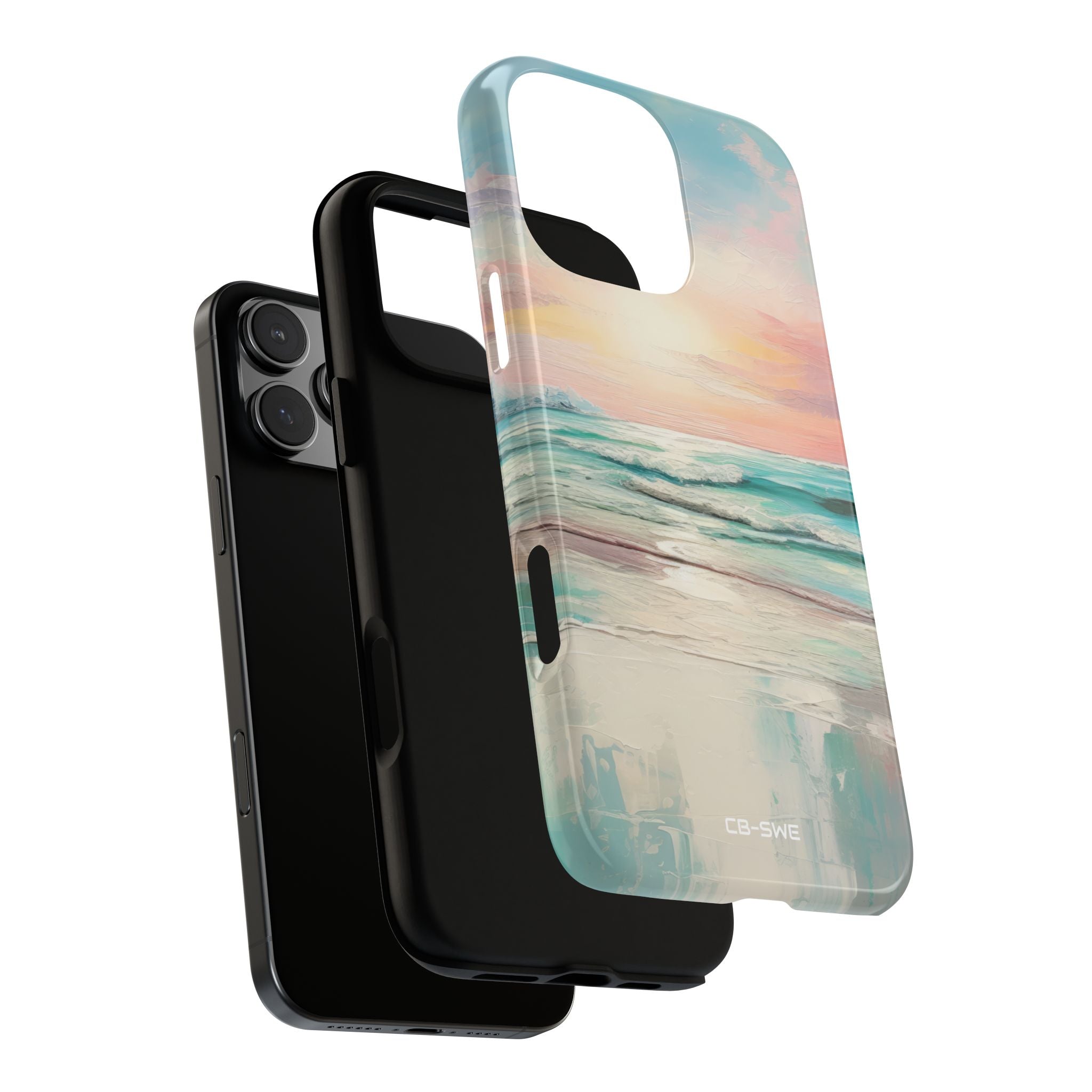Waves Glistening Softly - iPhone Case