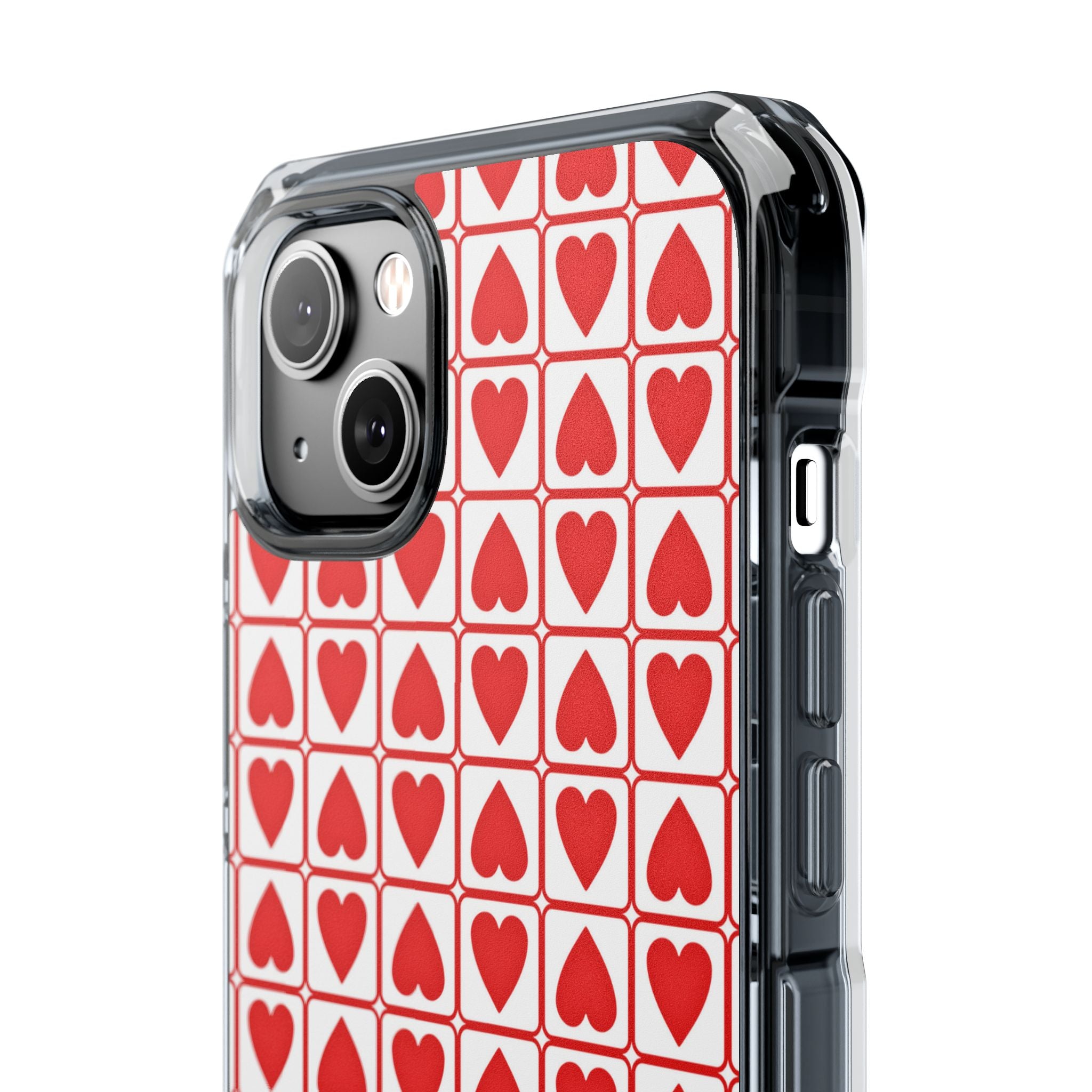 Hearts In Squares iPhone Case - Impact