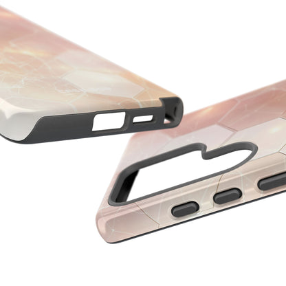 Honeycomb Glow Samsung S25 Ultra Case - Tough