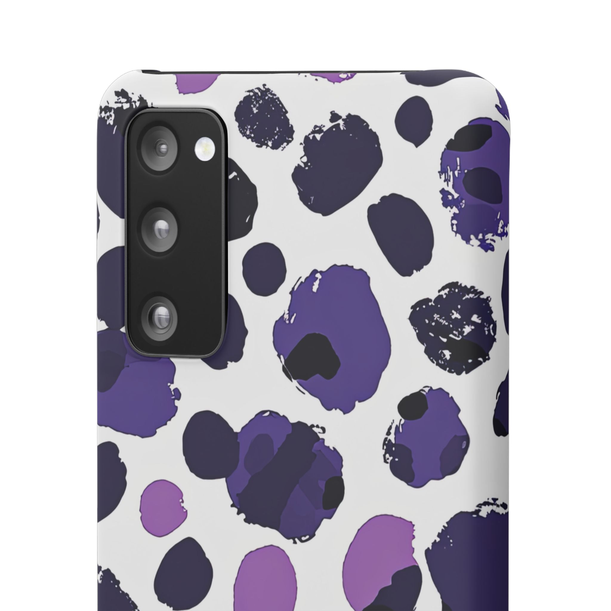 Purple Inkblots Samsung S20 - Slim Phone Case