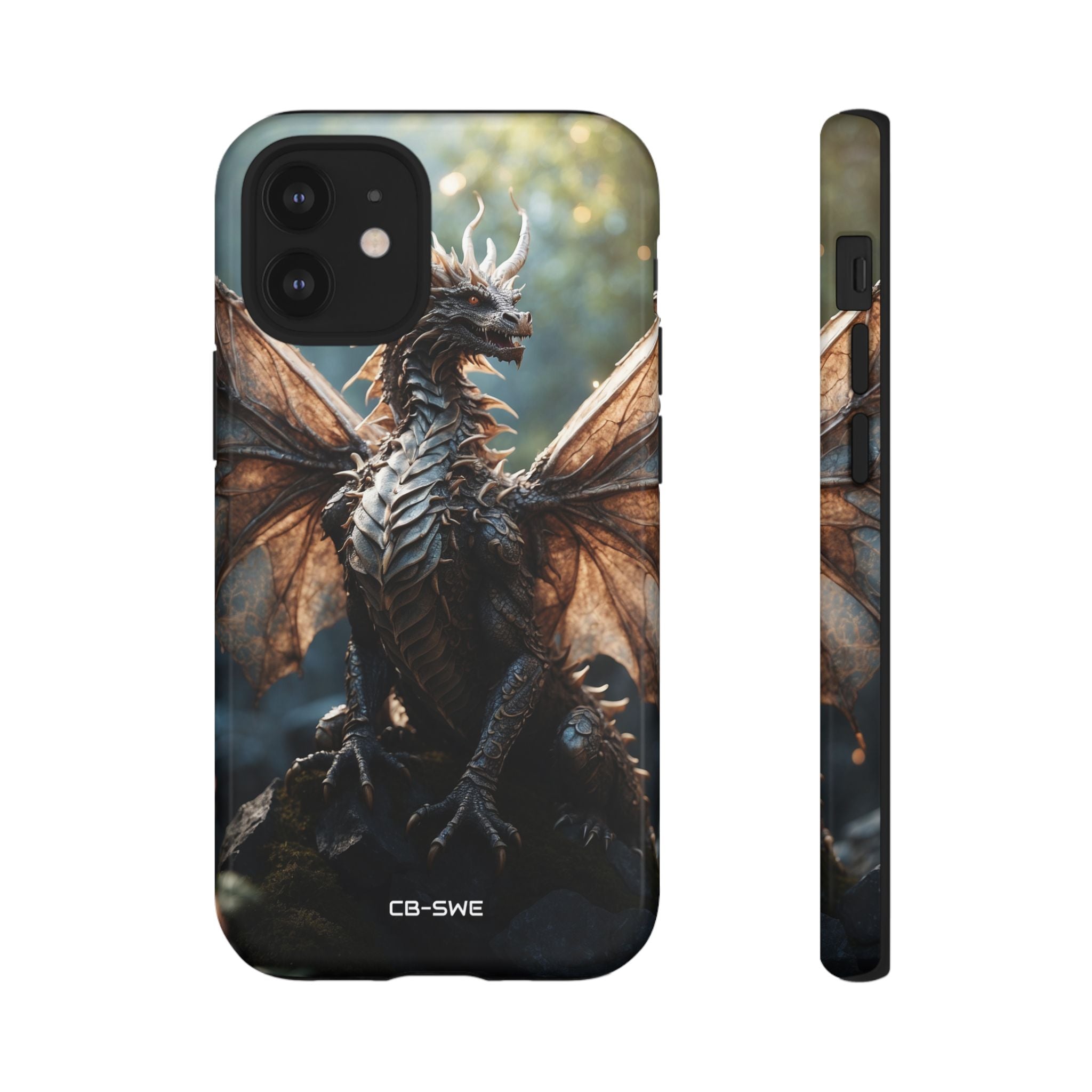 Majestic Dragon Glows - iPhone Case