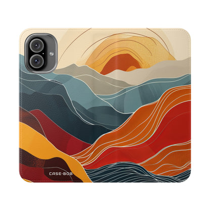 Crimson Hills - iPhone 16 Plus Case - Wallet