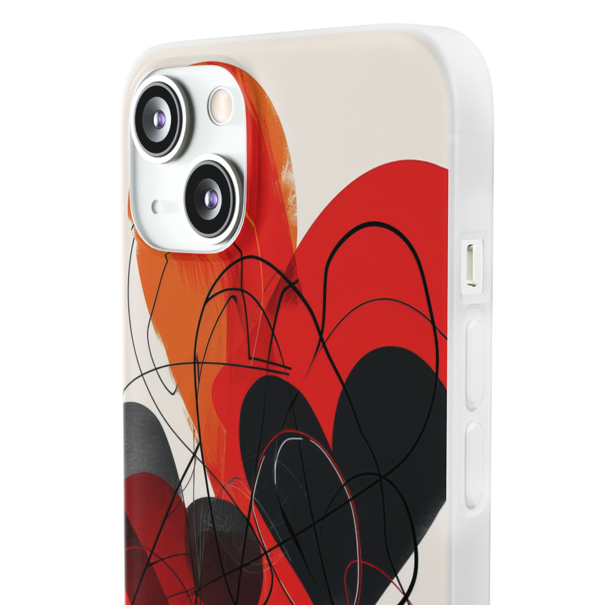 Fiery Hearts | Flexible Phone Case for iPhone