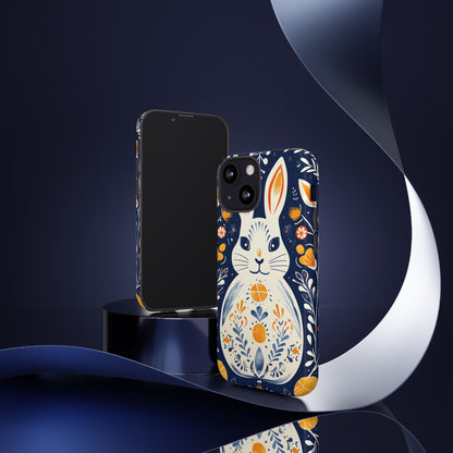 Floral Rabbit Joy - iPhone Case