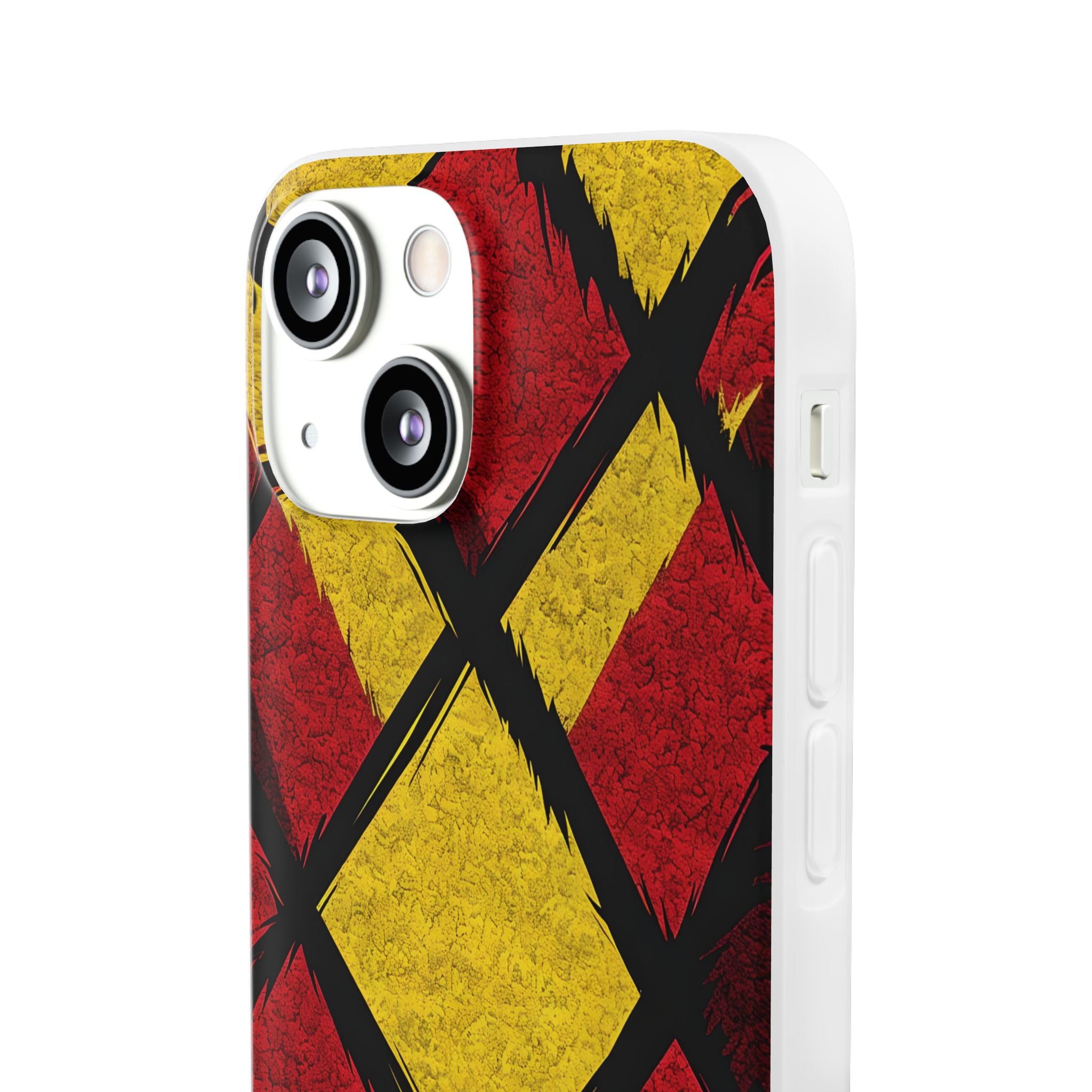 Cracked Diamond Grid iPhone 13 mini - Soft Case