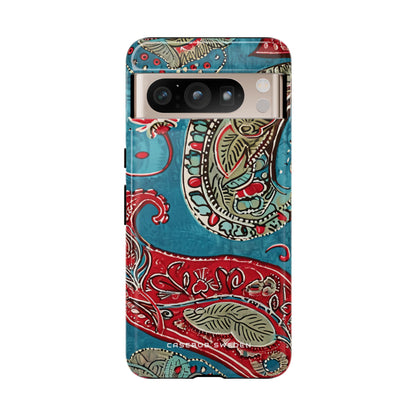 Vintage Paisley Elegance Google Pixel 8 - Tough Phone Case