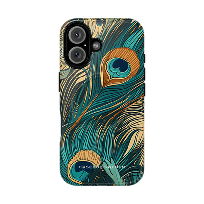 Art Nouveau Peacock Elegance iPhone 16  Tough+ Phone Case