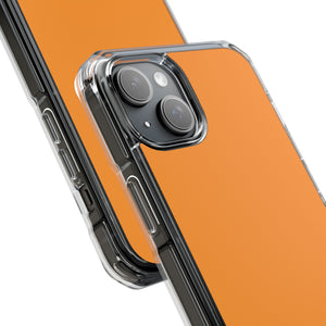 Deep Saffron | Handyhülle für iPhone (Clear Impact Case – magnetisch) 