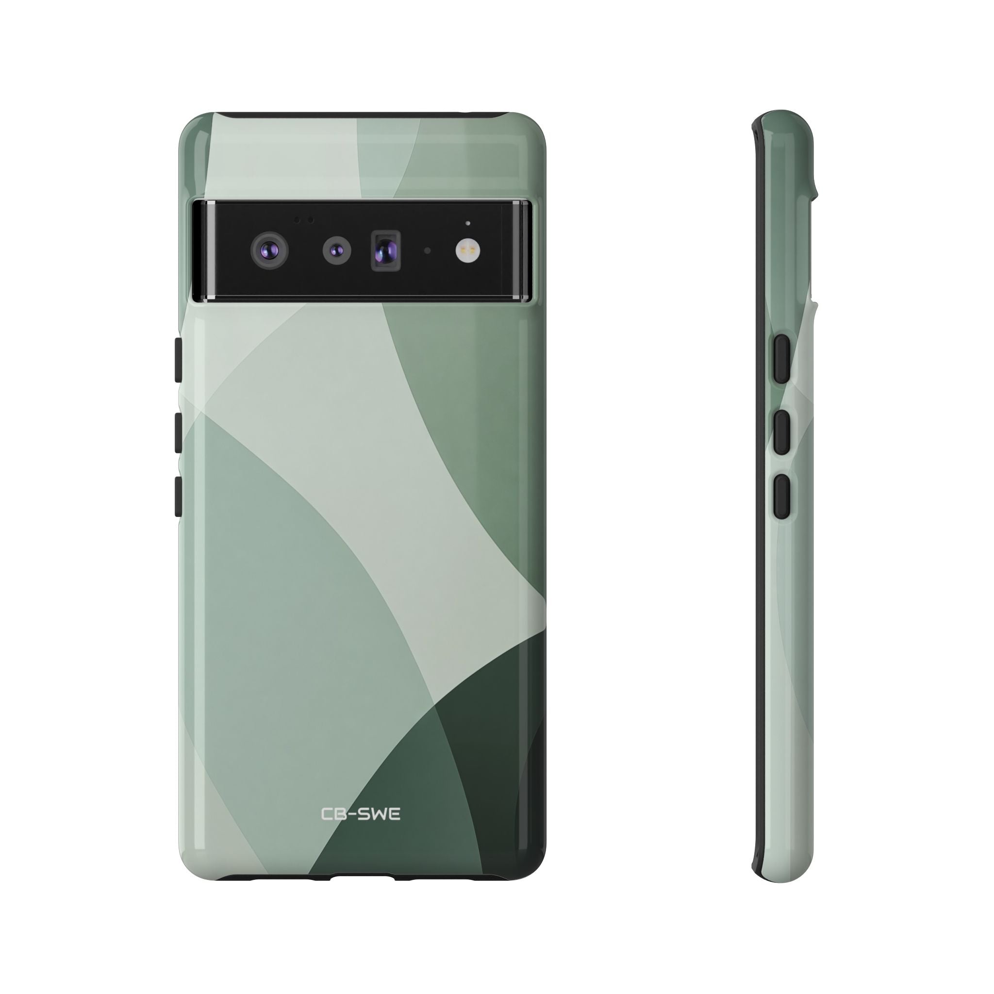 Flowing Green Harmony - Google Pixel Case