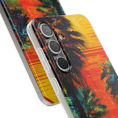 Tropical Sunburst Samsung S24 Plus Case - Soft