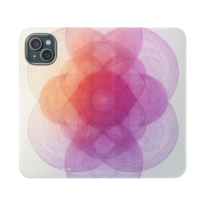 Flower Glow - iPhone 15 Plus Case - Wallet