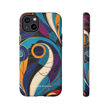 Vintage Vortex Harmony iPhone 14 - Tough Phone Case