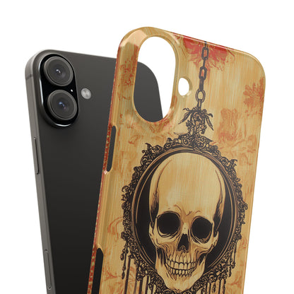 Gothic Skull Elegance iPhone 16 - Slim Phone Case