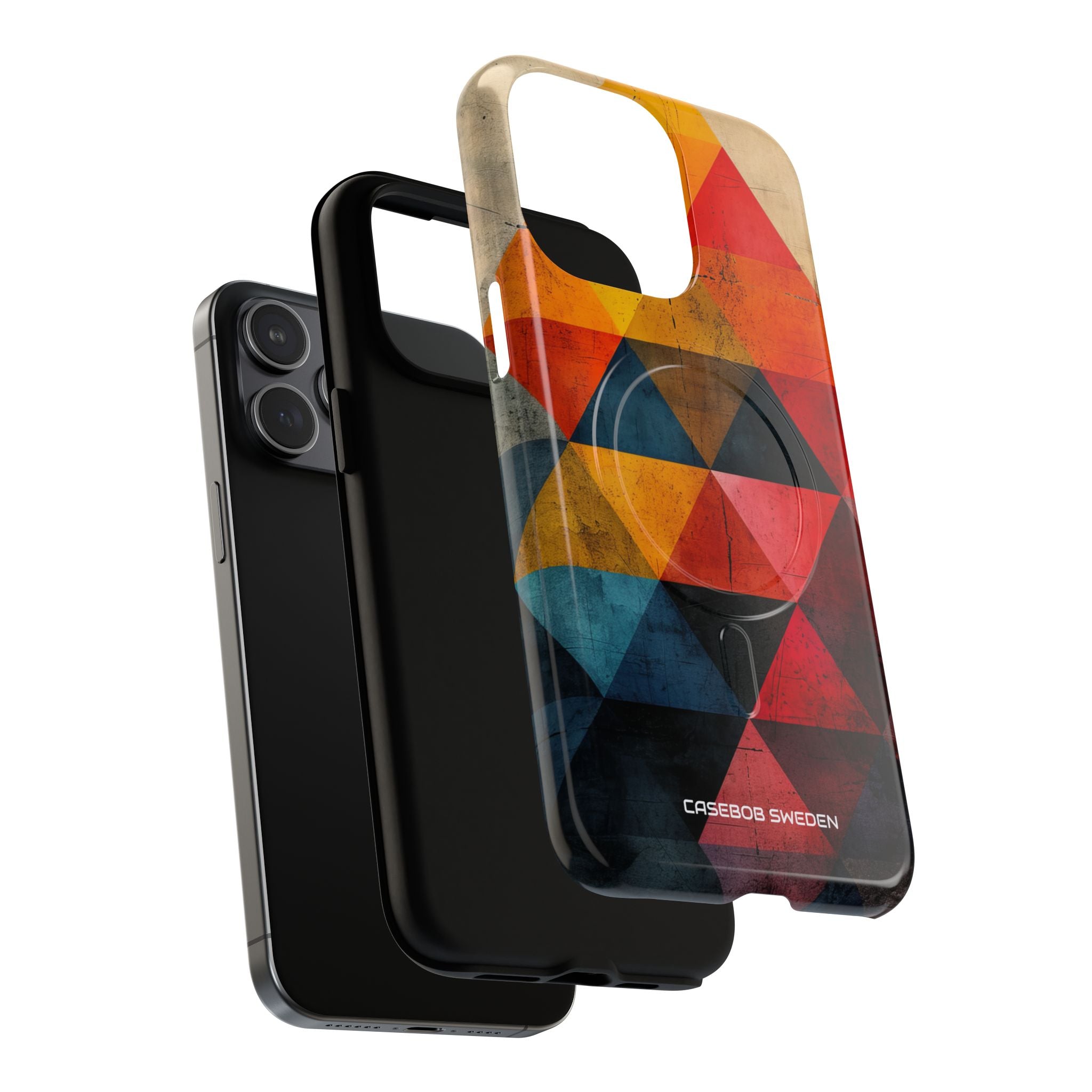 Geometric Energy - Tough + MagSafe® iPhone 15 Phone Case