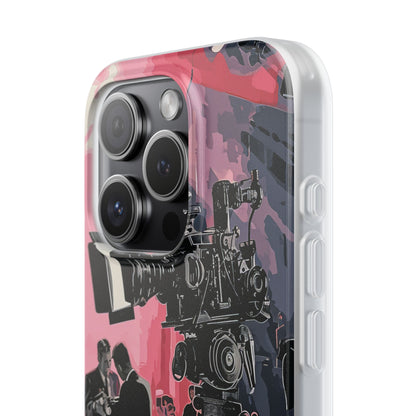 Retro Cinematic Spotlight iPhone 15 - Flexi Phone Case