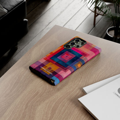 Vibrant Geometry - Tough Samsung S23 Phone Case