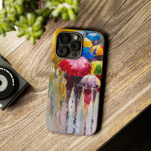 Oil Painting - Rainy Day - Protective Phone Case