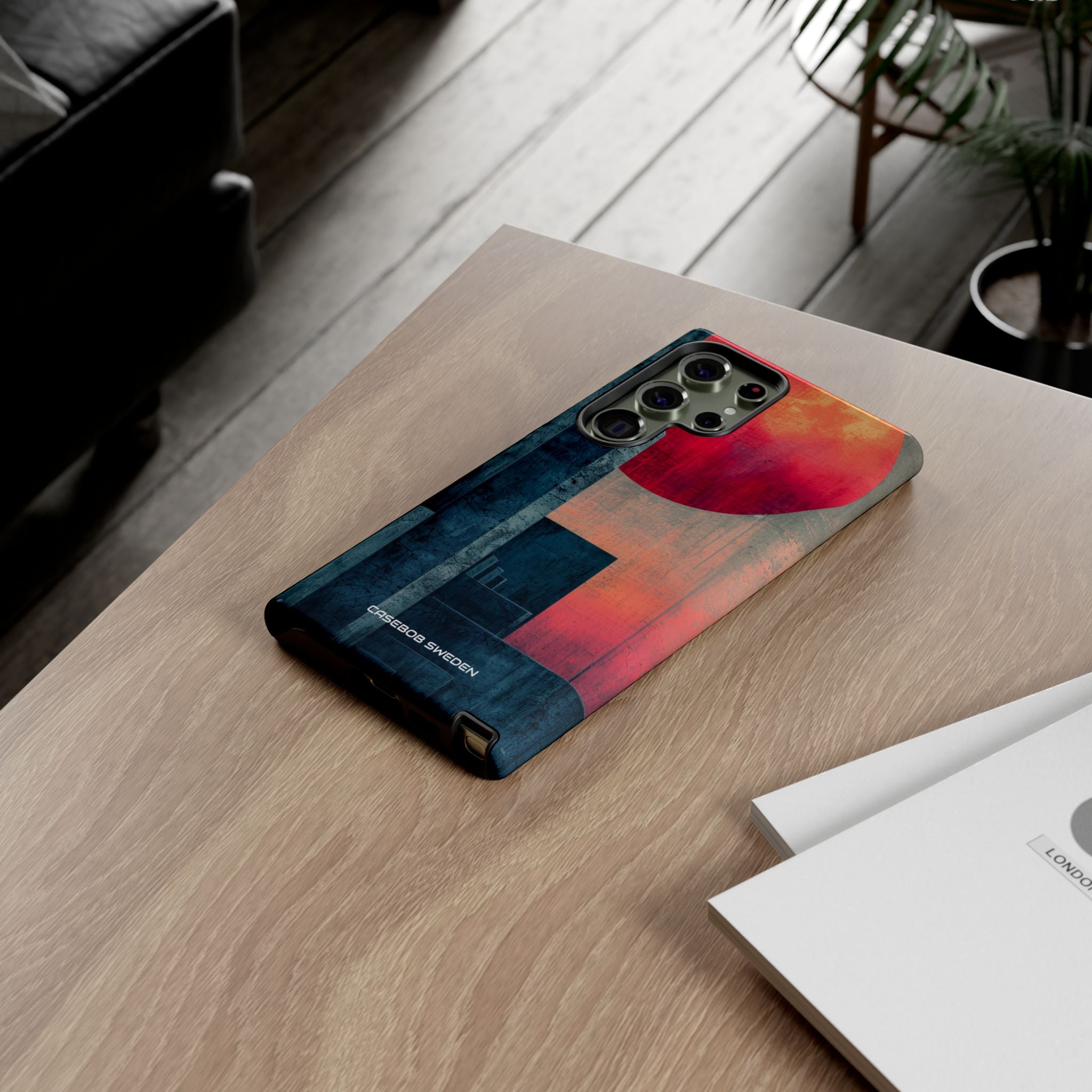 Abstract Geometric Skyline - Tough Samsung S23 Phone Case