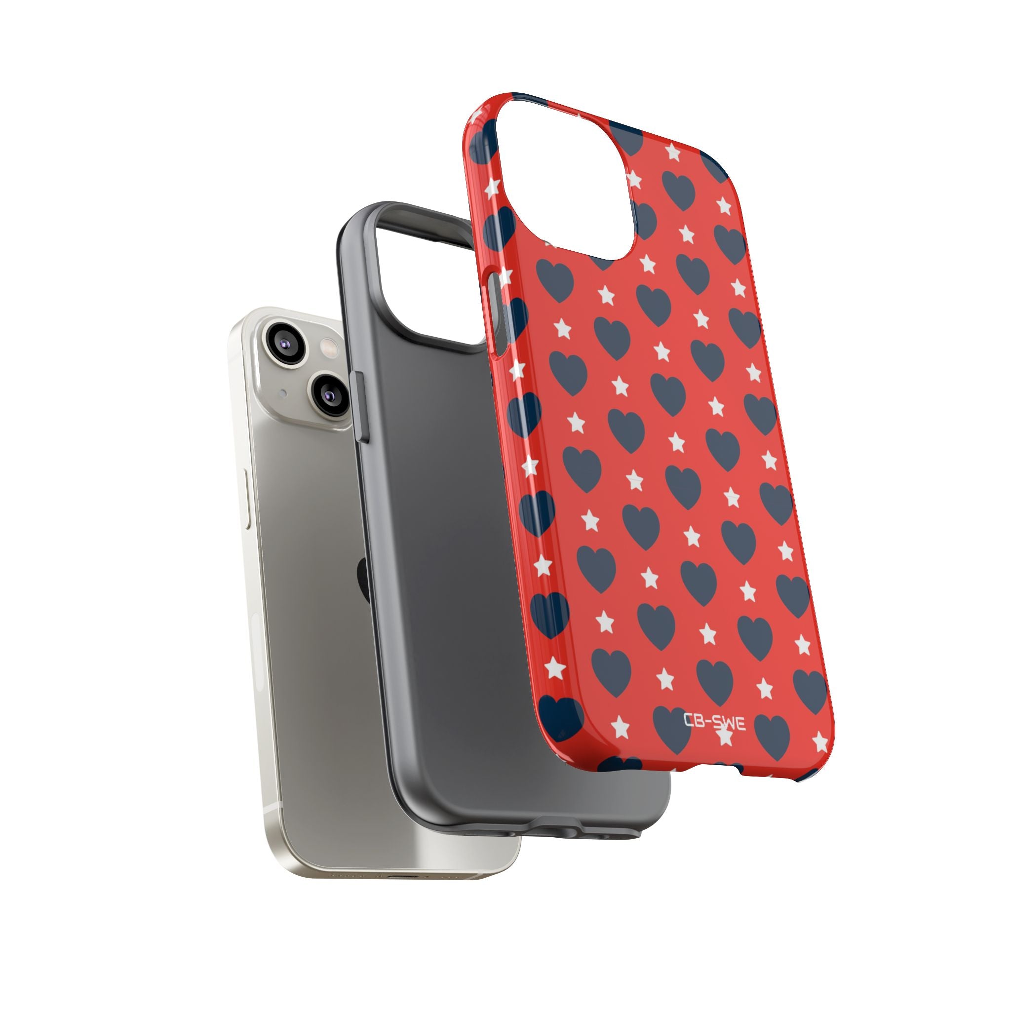 Hearts Dance Bright - iPhone Case