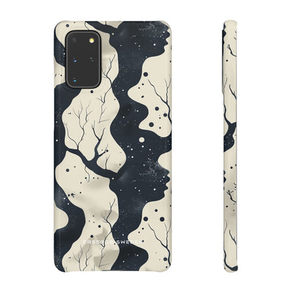 Organic Fluid Silhouettes with Cosmic Depth Samsung S20 - Slim Phone Case