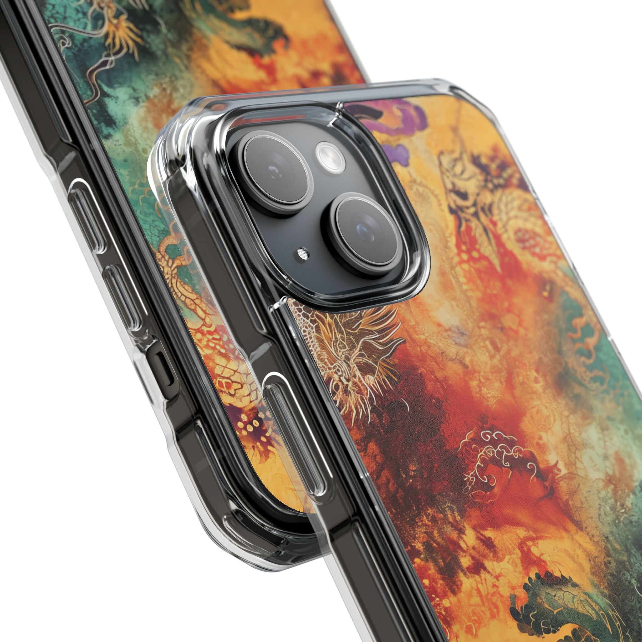 Golden Dragons iPhone 15 Case - Impact