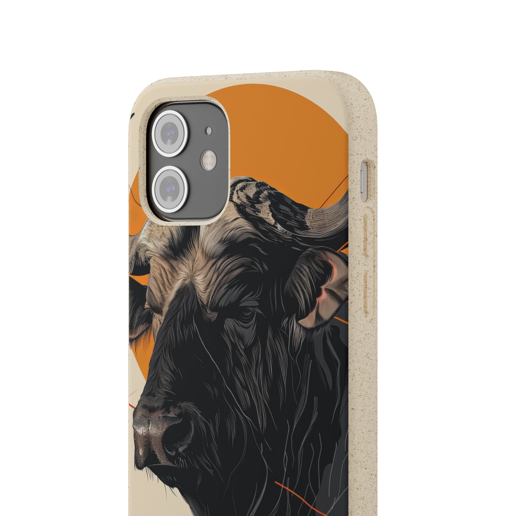 Majestic Buffalo Sun | Biodegradable Phone Case