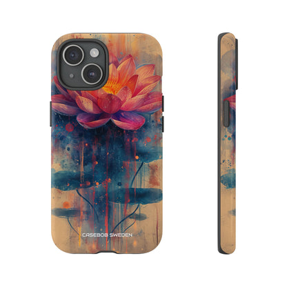 Lotus Blossom Art - Tough iPhone 15 Phone Case