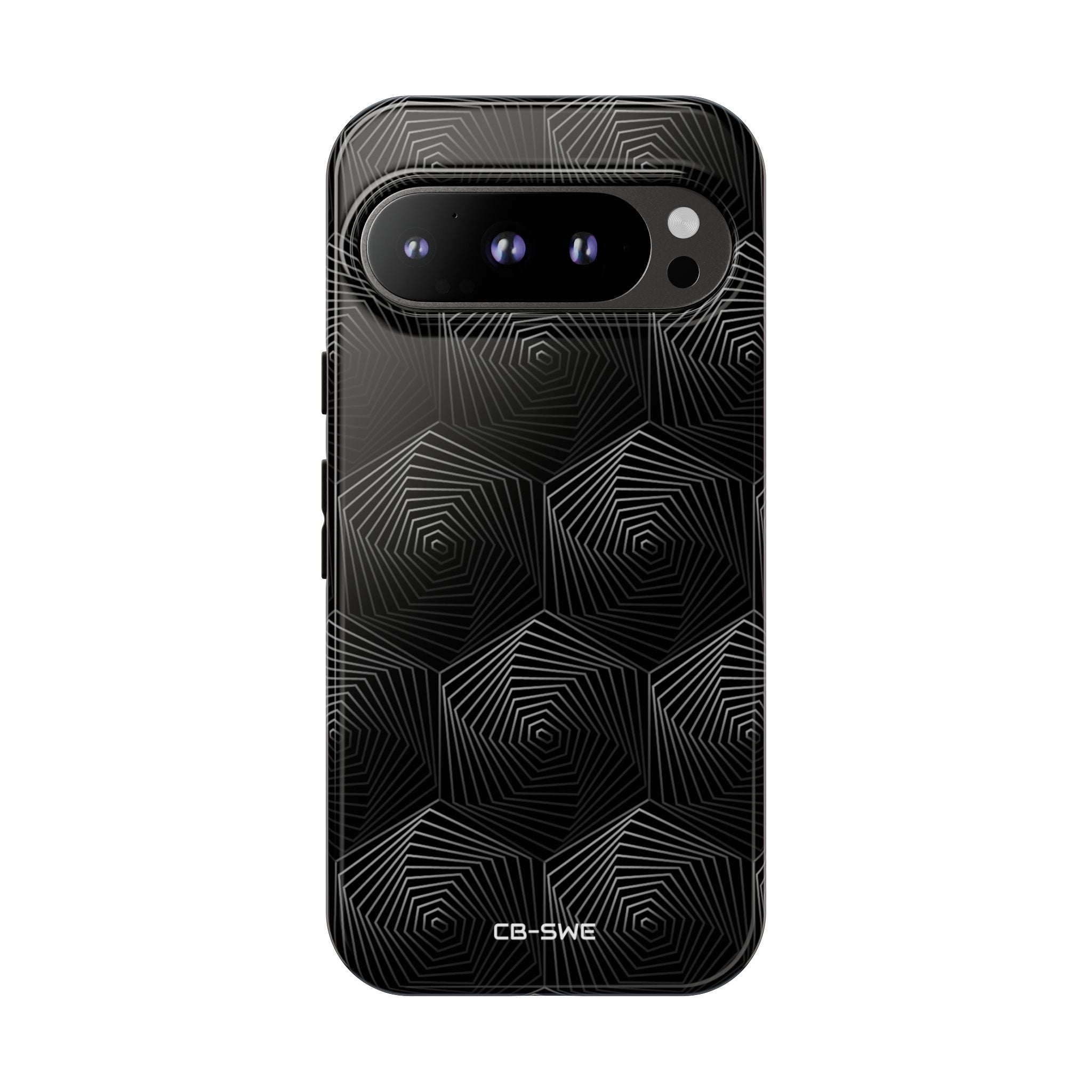 Geometric Spiral Illusion - Google Pixel Case