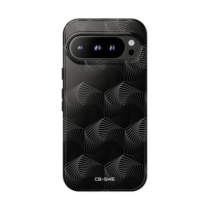 Geometric Spiral Illusion - Google Pixel Case