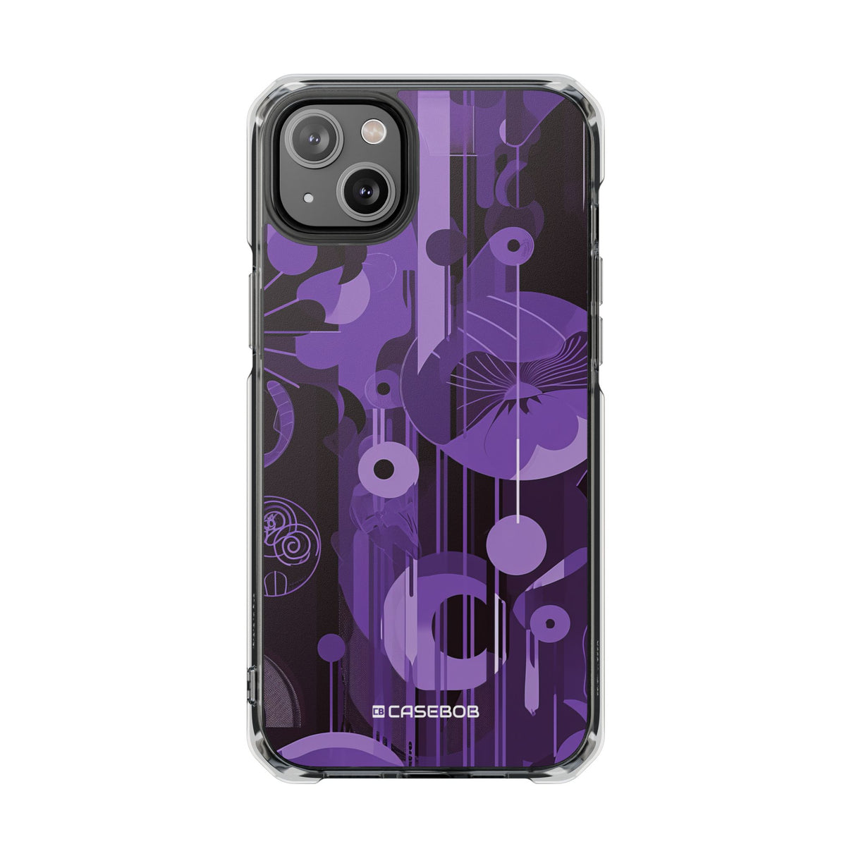 Pantone Ultra Violet | Handyhülle für iPhone (Clear Impact Case – magnetisch) 