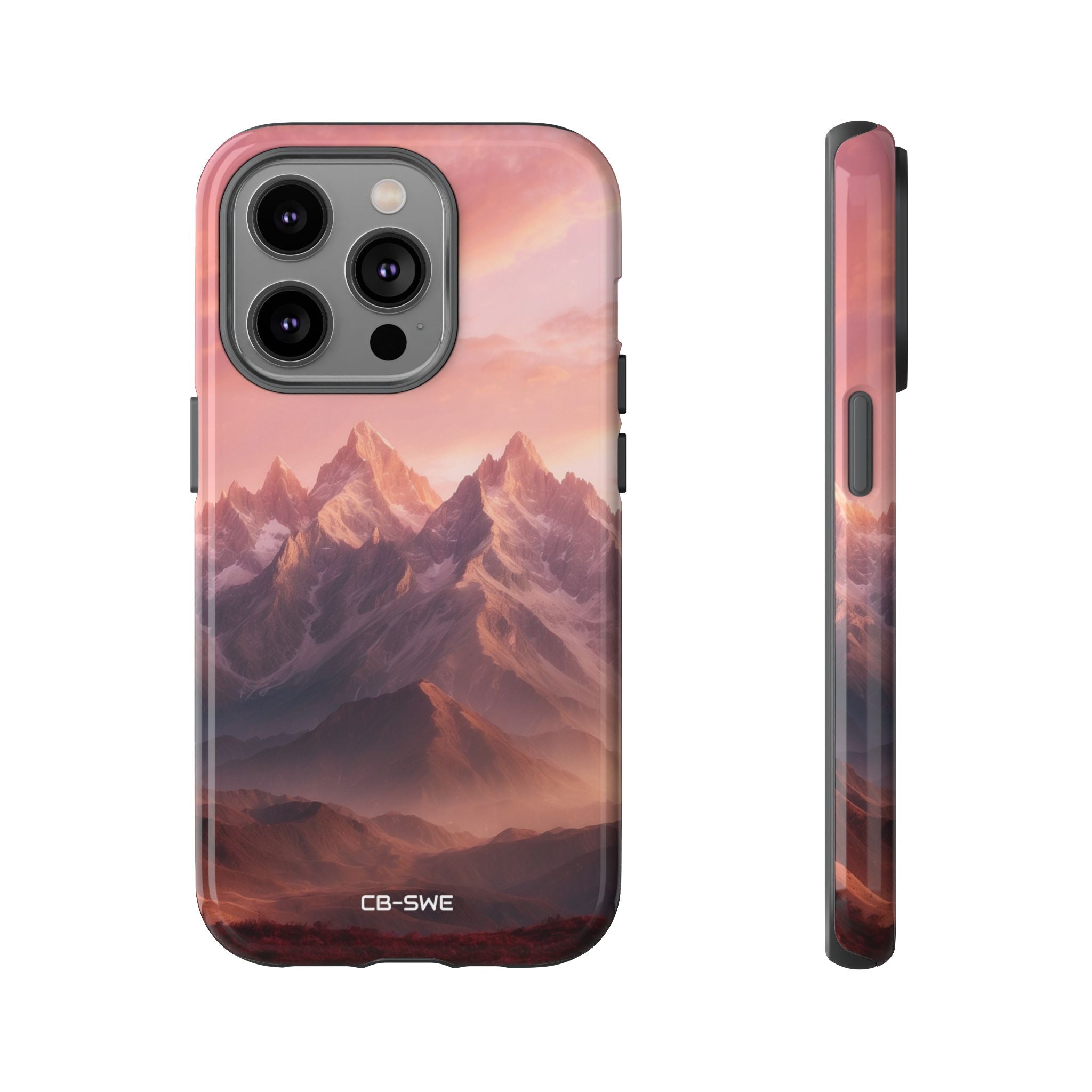 Vibrant Peaks Emerge - iPhone Case