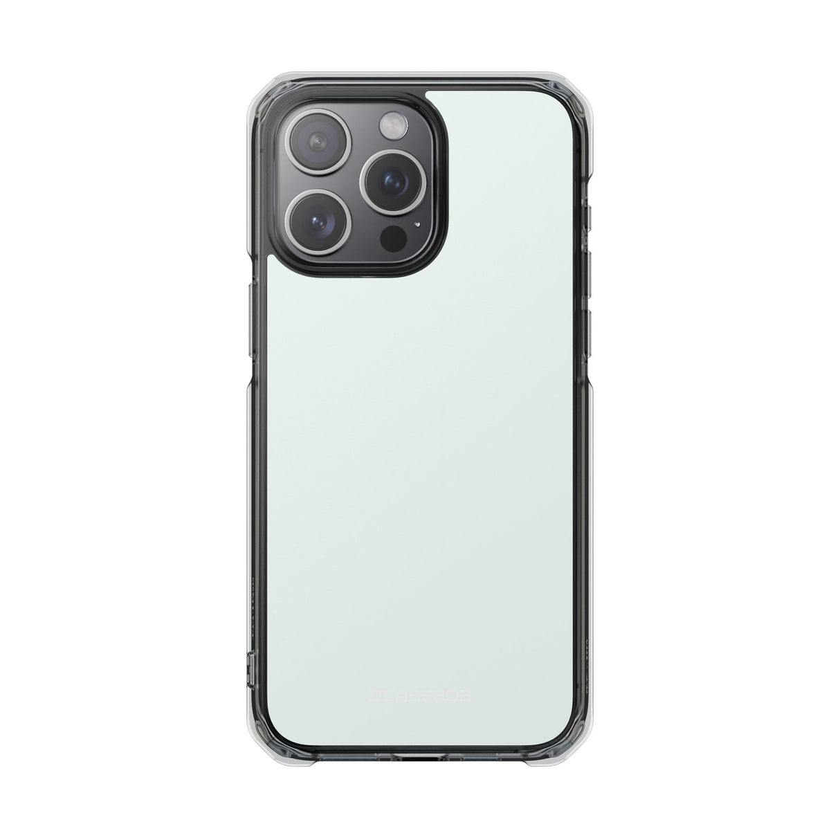 Mint Cream | Handyhülle für iPhone (Clear Impact Case – Magnetisch) 