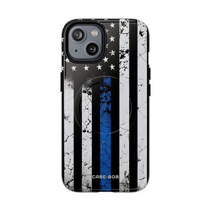 Blue Stripe Flag iPhone 14 Case - Tough+