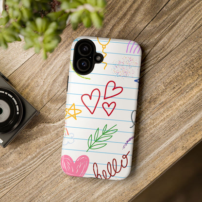 Hearts Dance Happily - iPhone Case