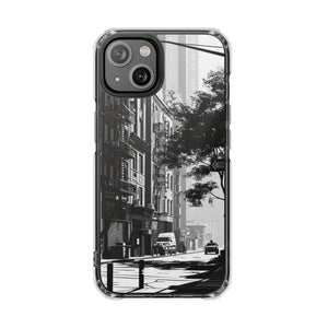 Urban Serenity - Phone Case for iPhone (Clear Impact - Magnetic)