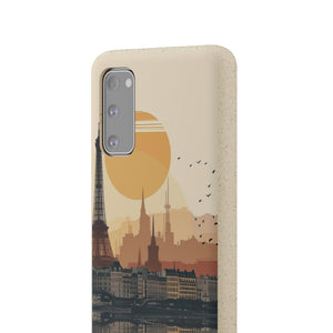 Parisian Sunset Serenity | Biodegradable Phone Case