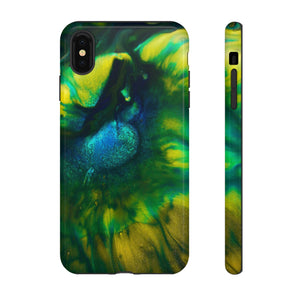 Dragon Eye Ink Art iPhone Case (Protective) iPhone XS MAX Glossy Phone Case